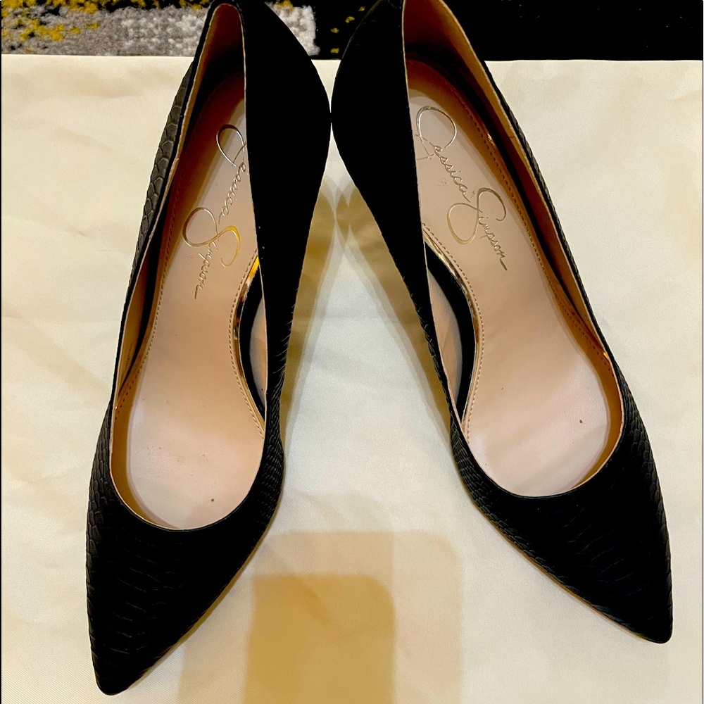 Jessica Simpson Laenie Black Stilettos Shoe